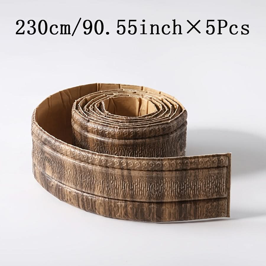 5pcs 3D Self-Adhesive Wall Border Stickers