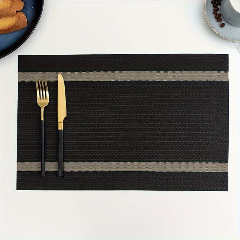 Nordic Style Square Placemats - 4/6/8pcs Elegant Table Protectors
