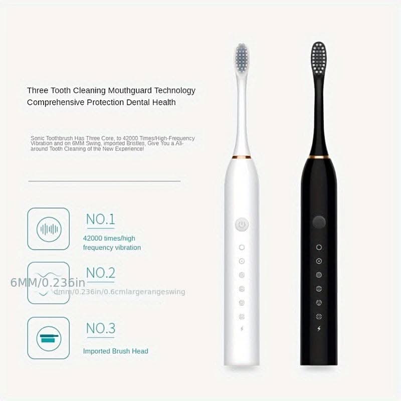Advanced Sonic Electric Toothbrush –  USB Rechargeable
