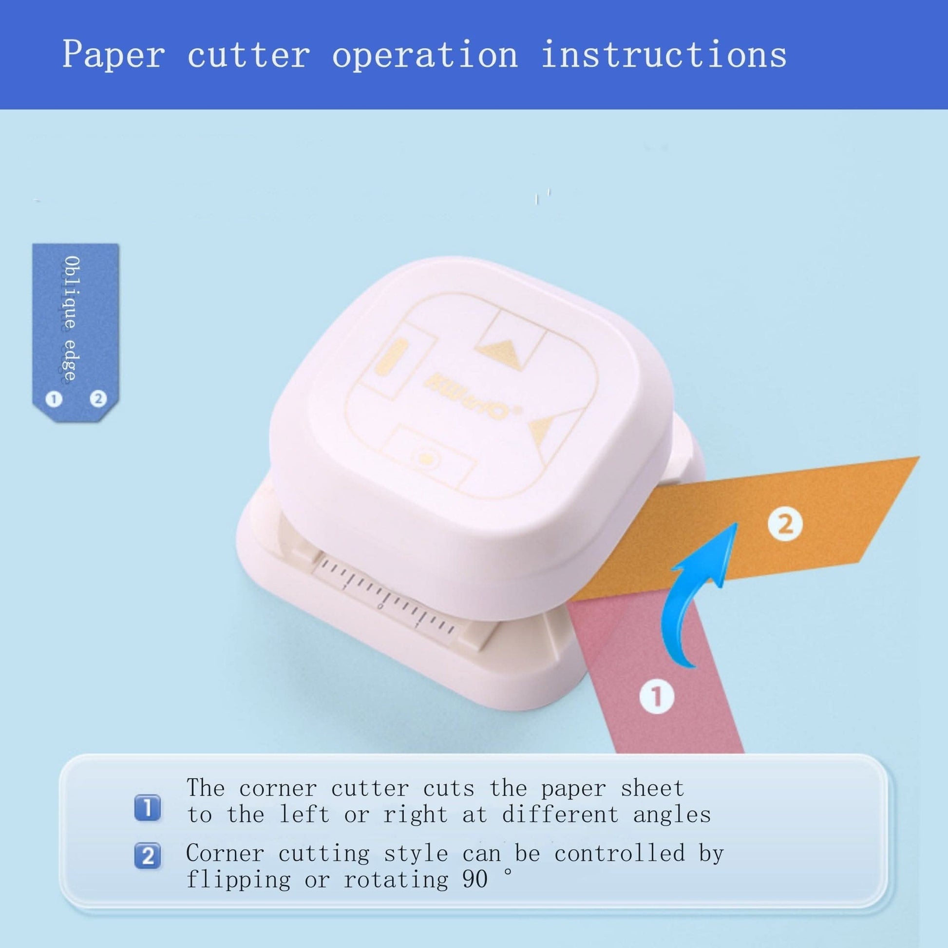 4-in-1 Multifunctional Paper Punch Tool