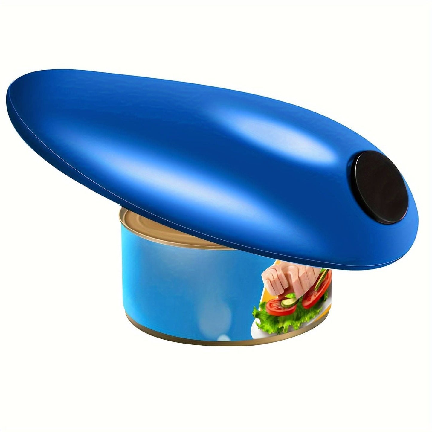 Electric Can Opener – Automatic, Smooth Edge, Battery-Operated