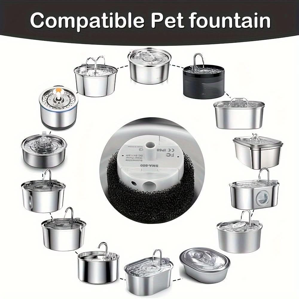 QuietFlow Cat Water Fountain Pump