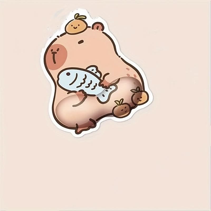 Cute Guinea Pig Mouse Pad with Wrist Support