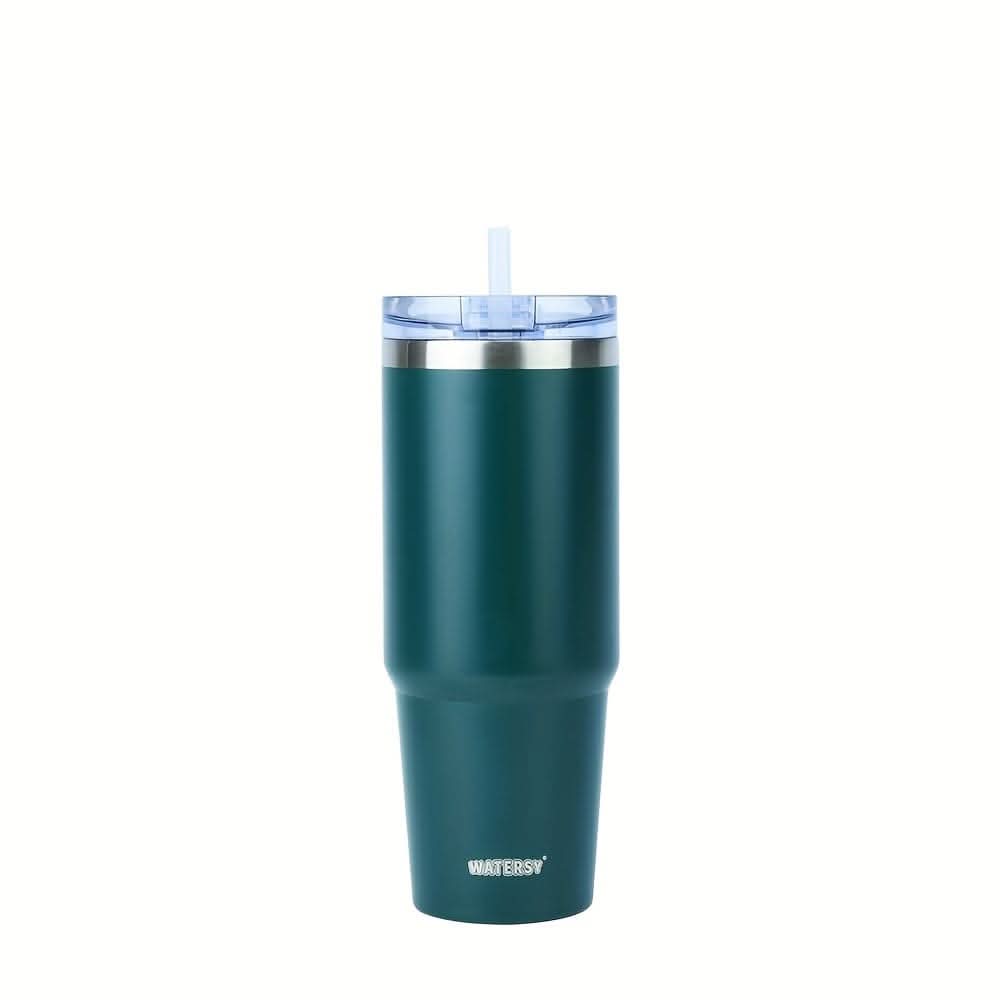 30oz Stainless Steel Tumbler with Straw