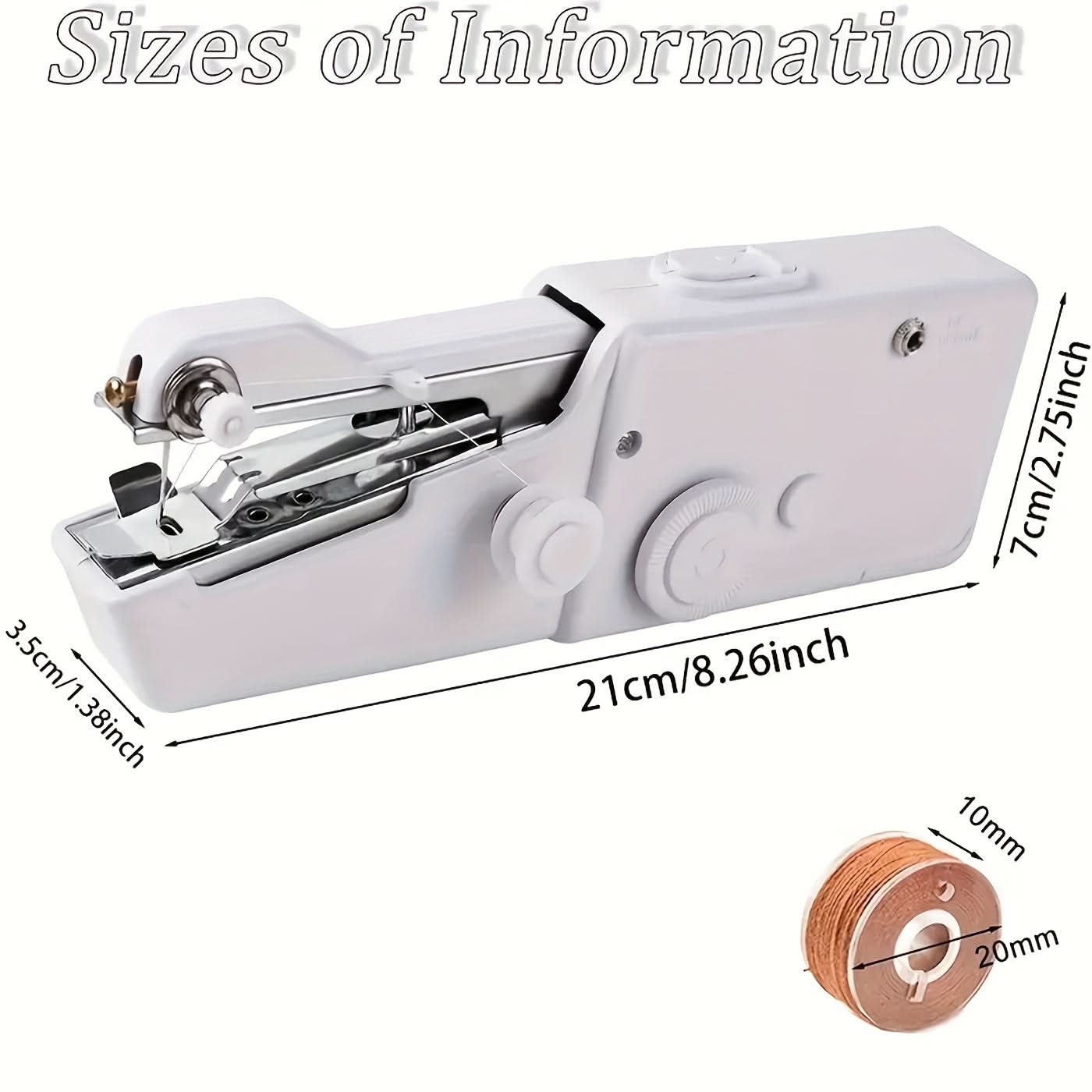 Compact Handheld Sewing Machine for Quick Repairs