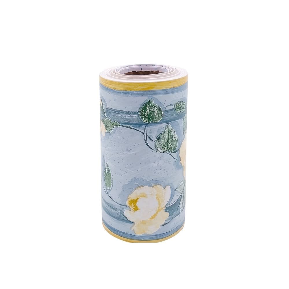 1 Roll 393.7in Flower Style Self-Adhesive Wallpaper Border