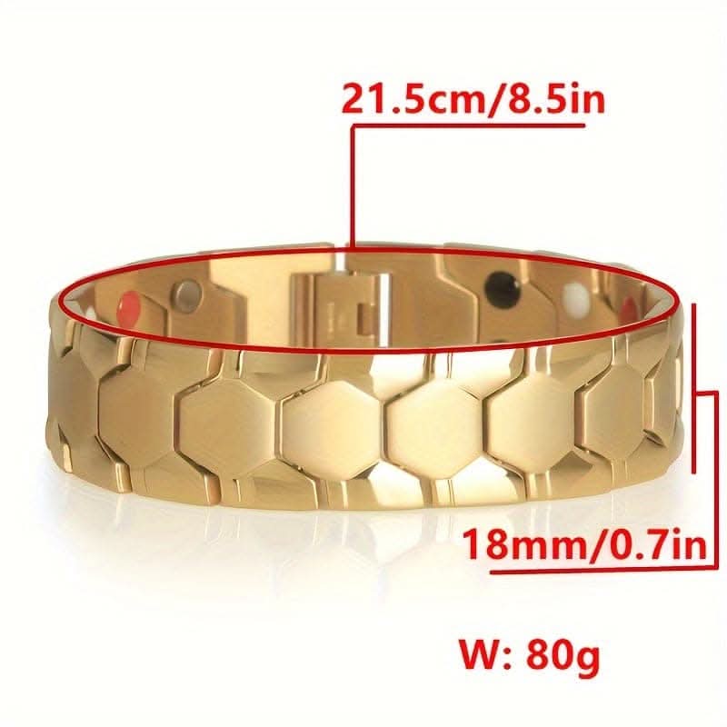 4-in-1 Boho Alloy Titanium Steel Bracelet – Waterproof & Stylish