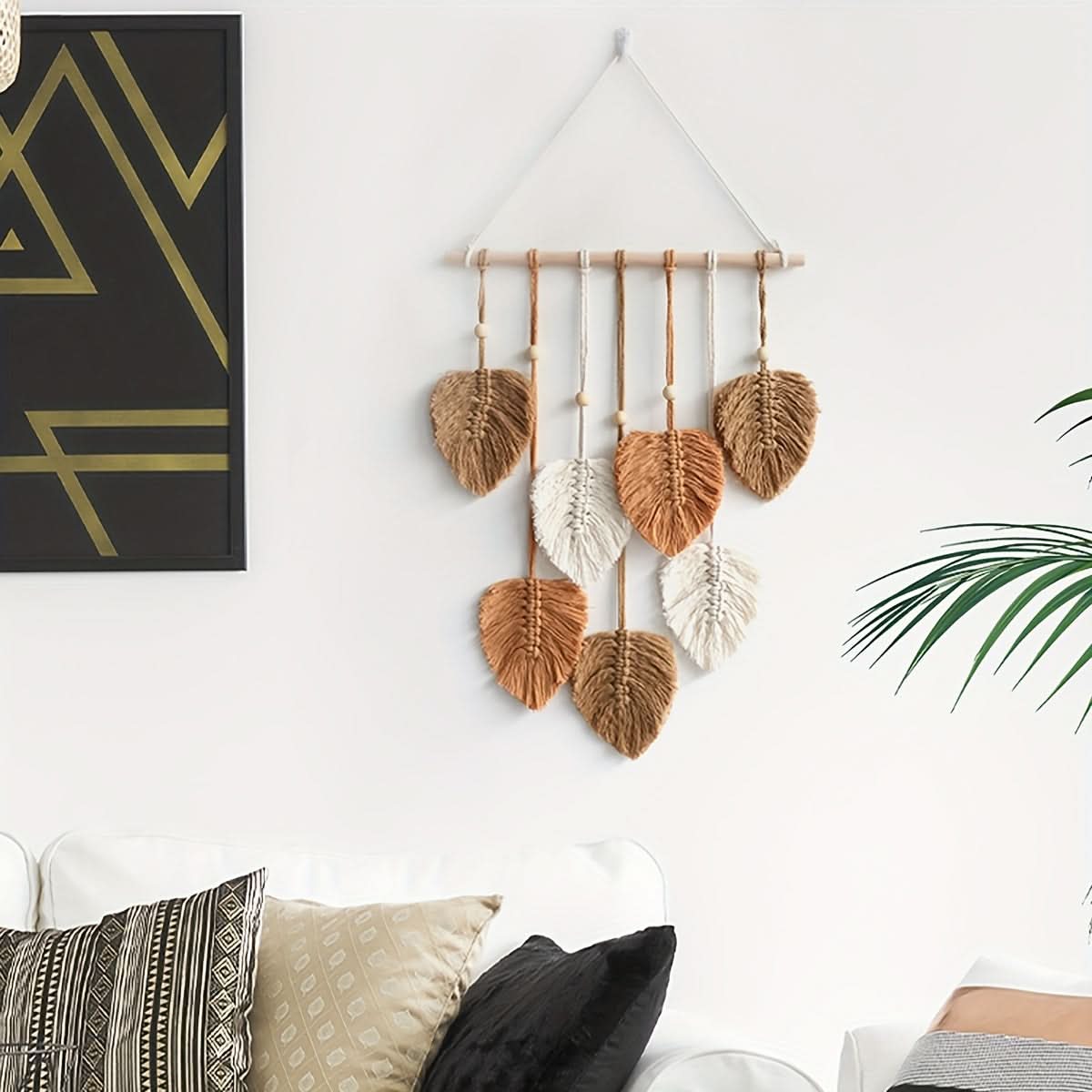 Macrame Jungle Nursery Wall Decor, Boho Safari Art