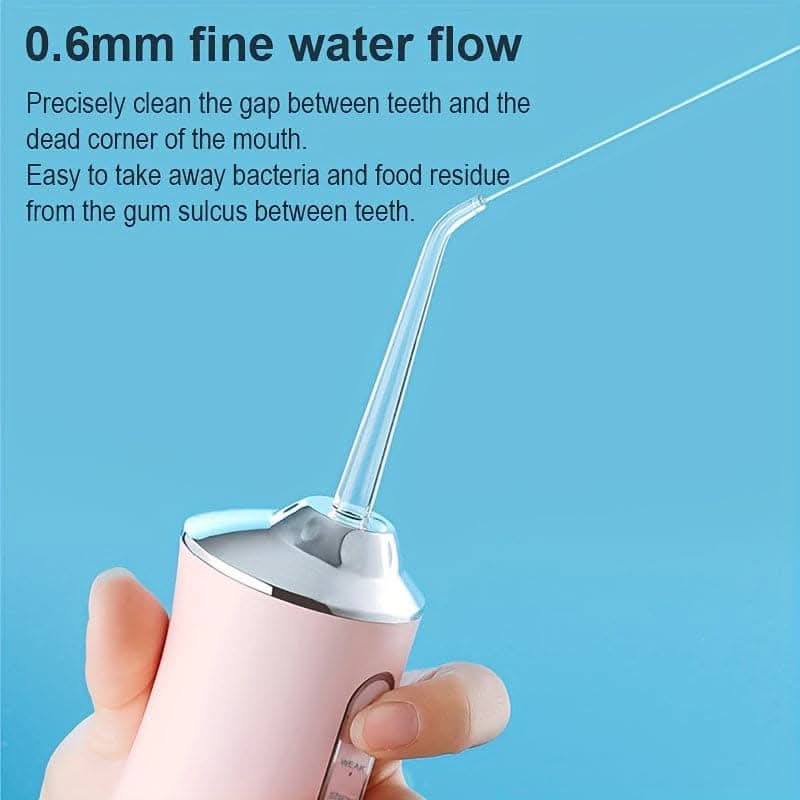 8-Pack Gentle Care Water Flosser Tips – Durable Plastic Nozzles for Oral Irrigators