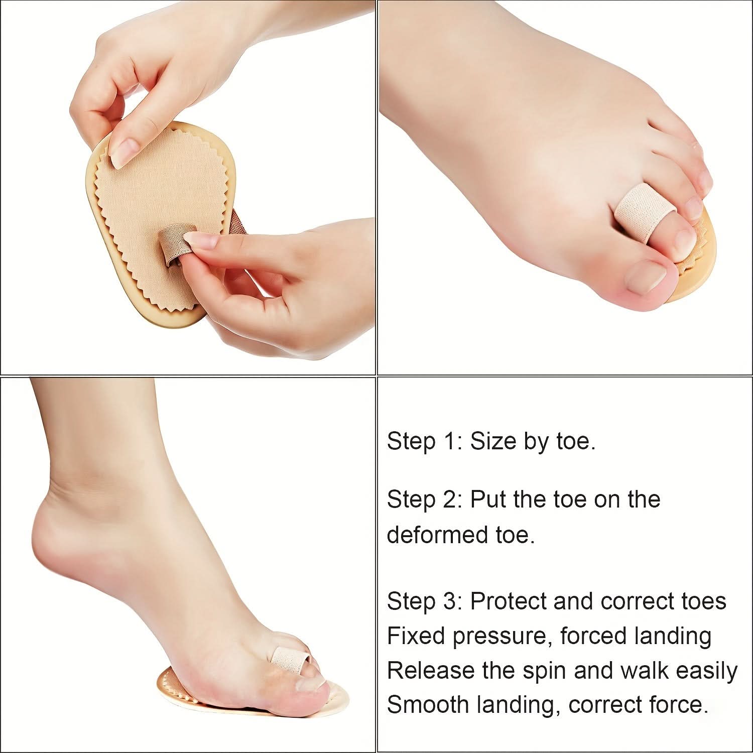 Toe Splints for Hammer & Claw Toes – Adjustable Toe