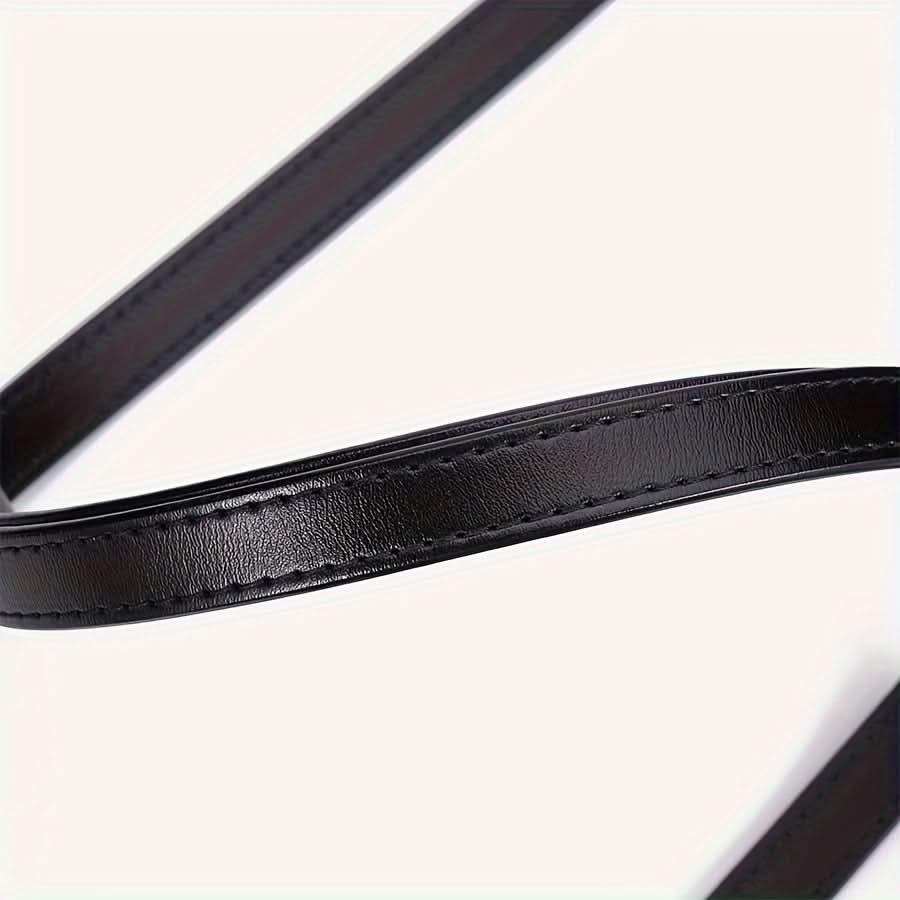 Luxurious Leather Thin Belt for Women