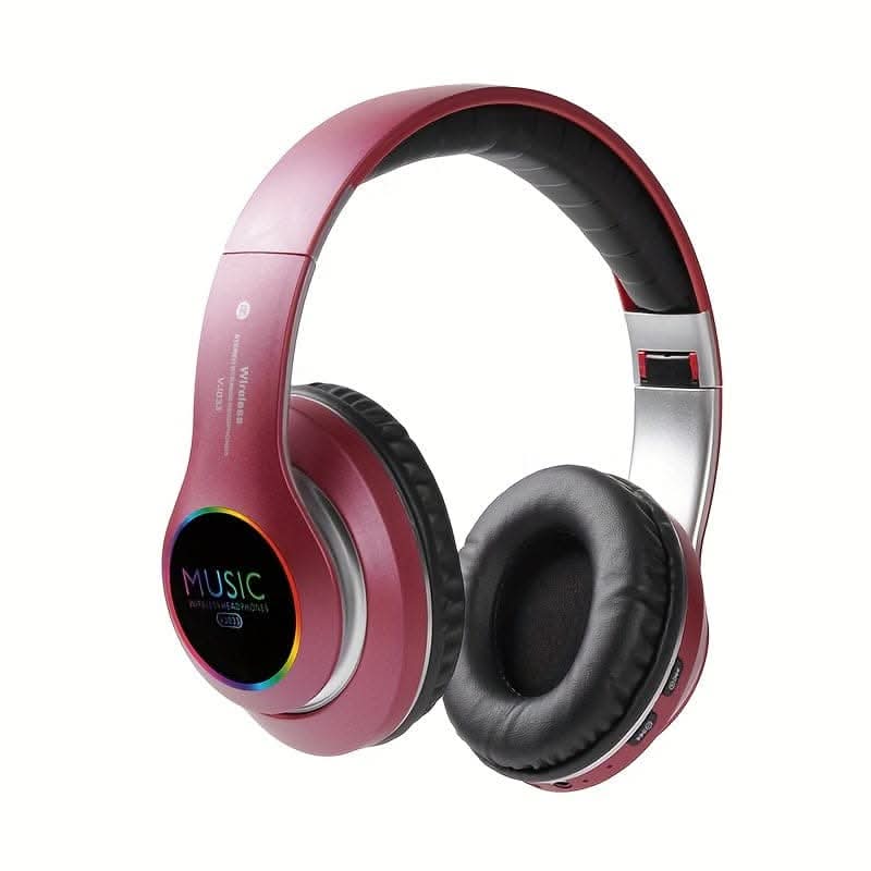 Wireless Headphones with Deep Bass - Lightweight, Foldable Earbuds