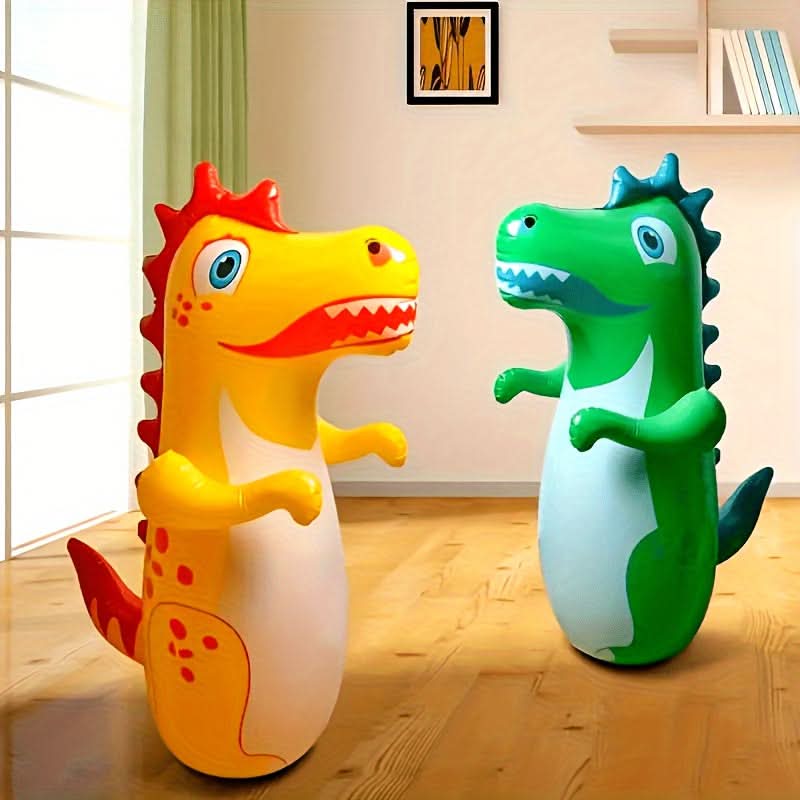 Durable PVC Dinosaur Inflatable Punching Bag for Kids – Outdoor Exercise & Fun Toy