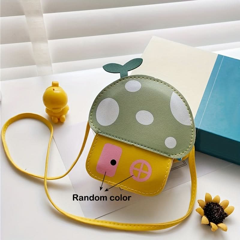 Mushroom-Shaped Crossbody Bag for Kids