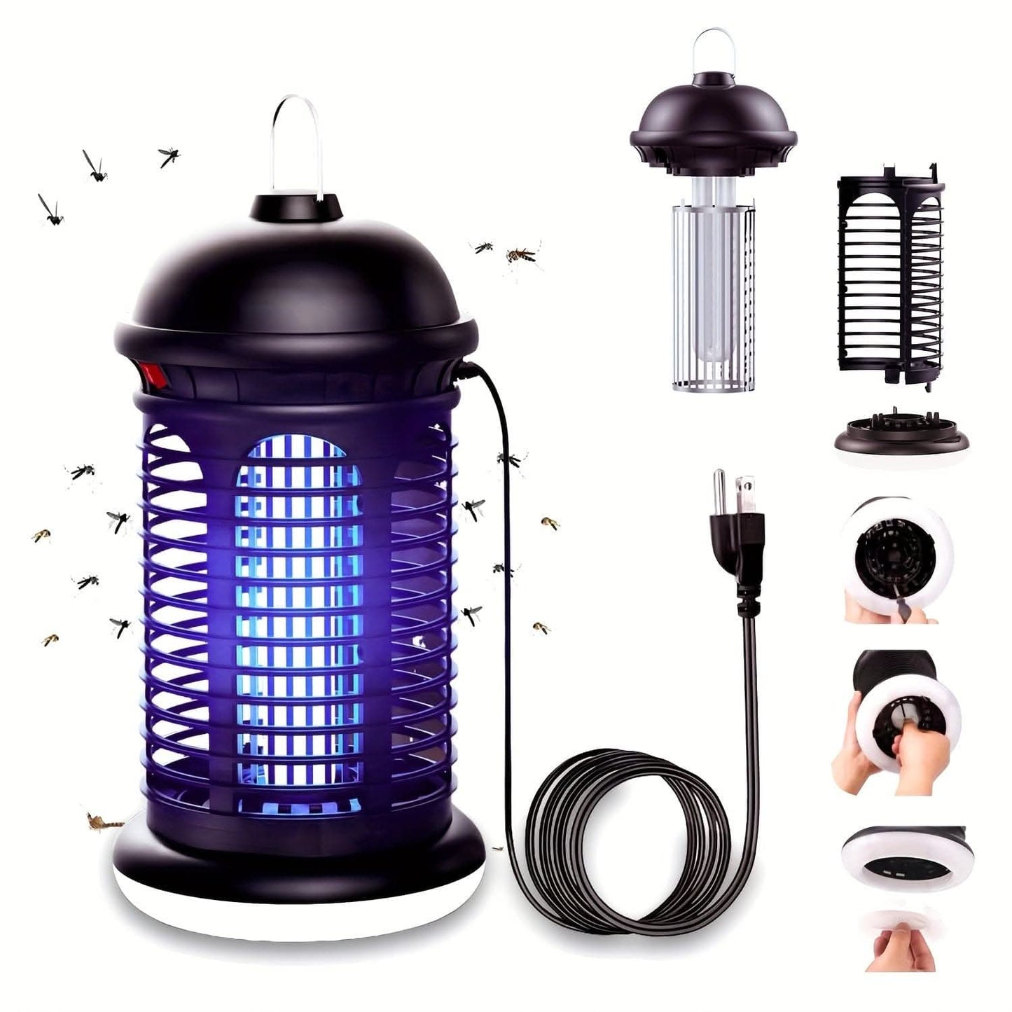 Electric Bug Zapper with LED Light – Outdoor & Indoor Insect Killer