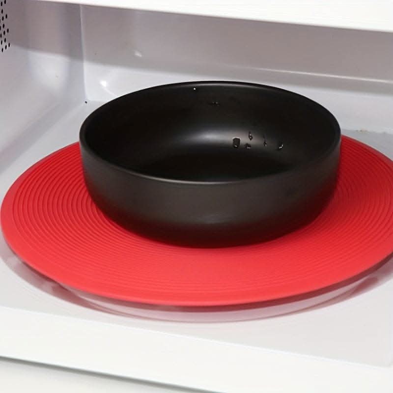 1pc Thickened Microwave Silicone Heat Insulation Pad - 10/12 Inch