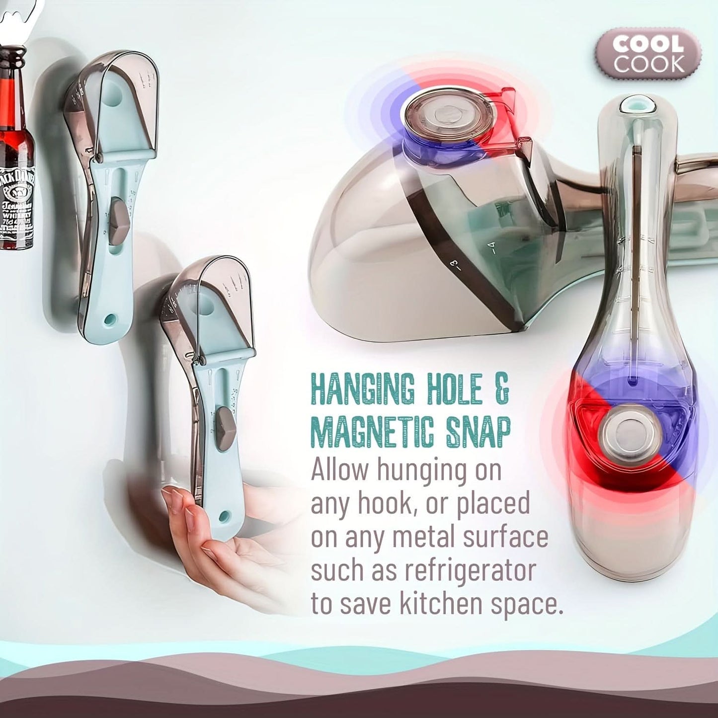 Adjustable Measuring Spoon Set, 2-Piece