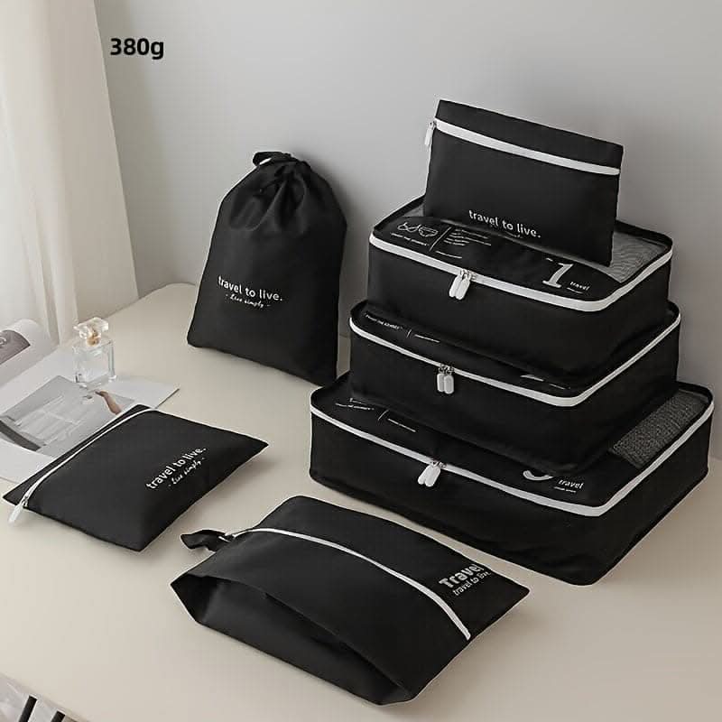 7-Piece Travel Packing Cubes Set