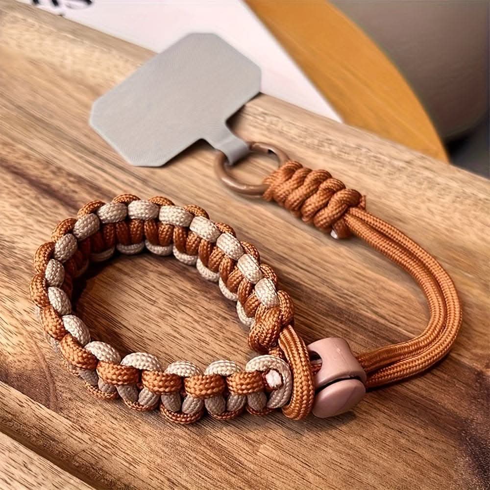 Quick-Grip Phone Wristlet  Adjustable Braided Strap