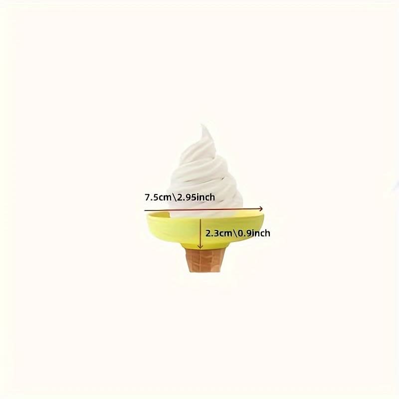 Silicone Ice Cream & Popsicle Holder Stand – Leak-Proof Cone Support