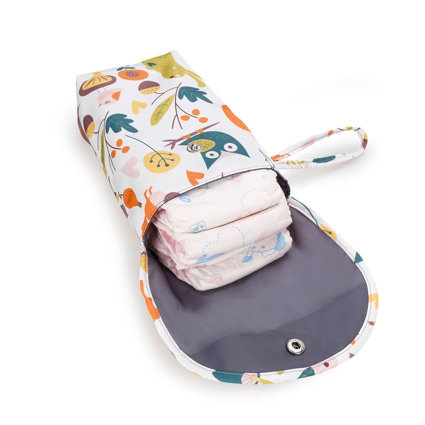 Portable Diaper Storage Bag – Durable Polyester Organizer for Diapers & Wet Wipes
