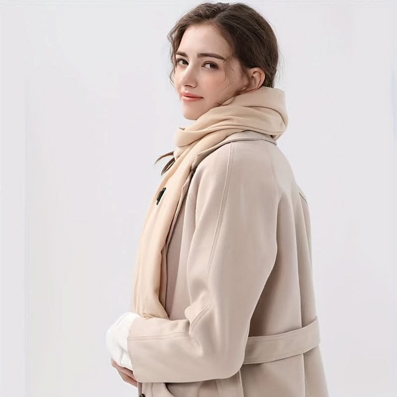 USB Heated Scarf for Women - 3 Adjustable Heat Levels