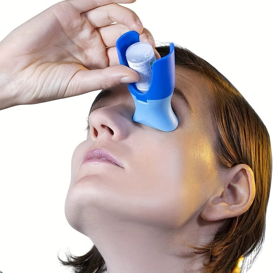 Portable Hypoallergenic Eye Drop Applicator – Reusable, Travel-Friendly Design for All Ages