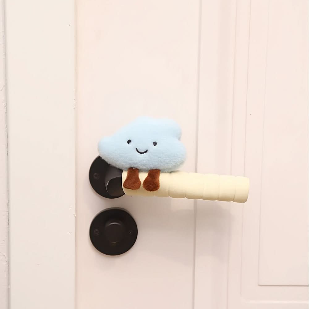 Anti-Static Cloud Door Handle Gloves – Cute Bedroom Door Protection Cover