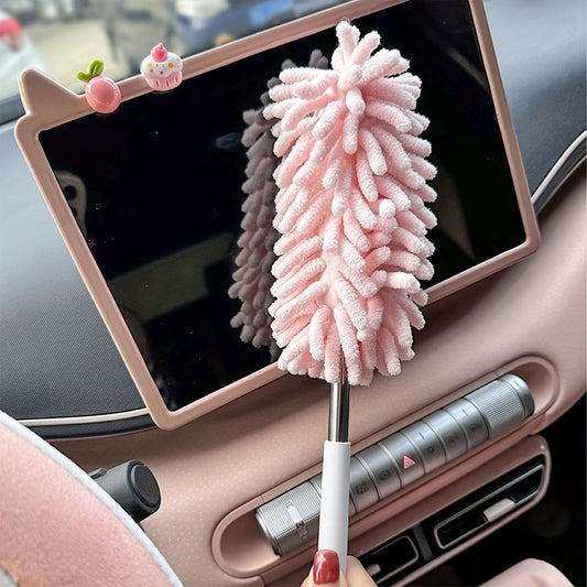 Mini Extendable Microfiber Car Dusting Brush