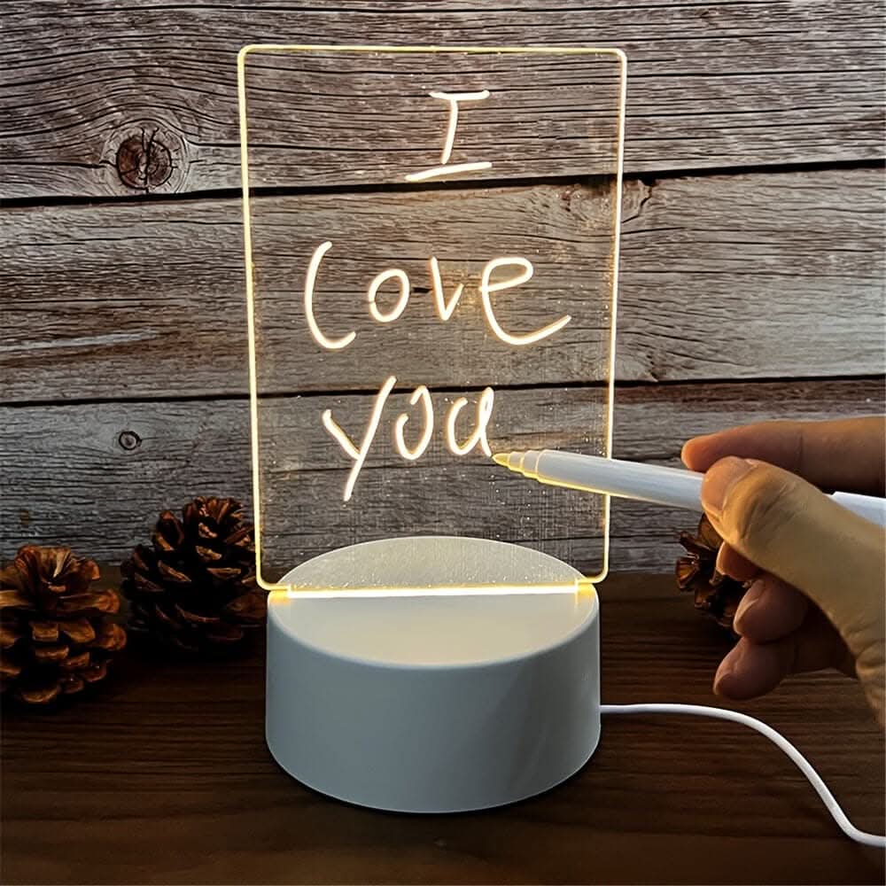USB Rechargeable LED Message Night Light
