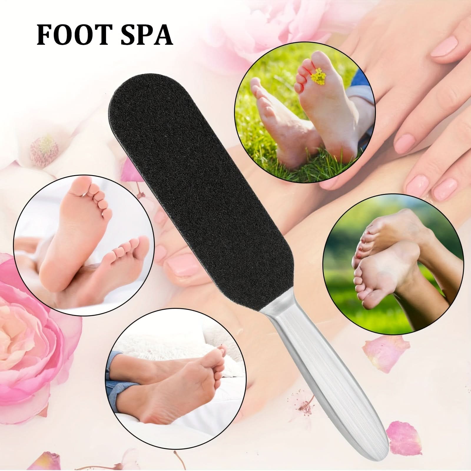 Professional Pedicure Foot File with Refills