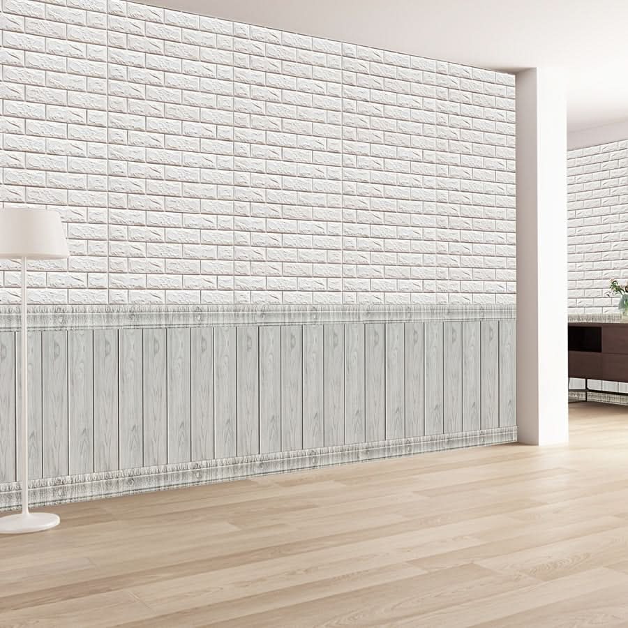 5pcs 3D Self-Adhesive Wall Border Stickers