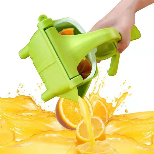 Portable Manual Fruit Juicer – Handheld Citrus & Lemon Squeezer