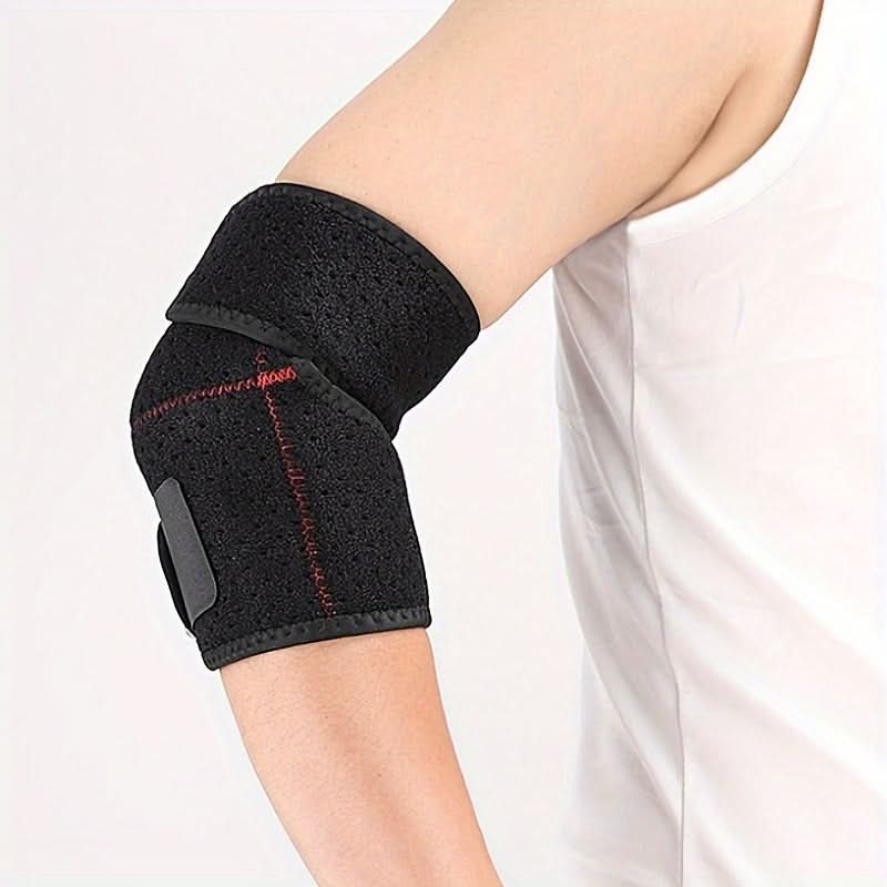 Adjustable Compression Elbow Sleeve – Durable Rubber Support