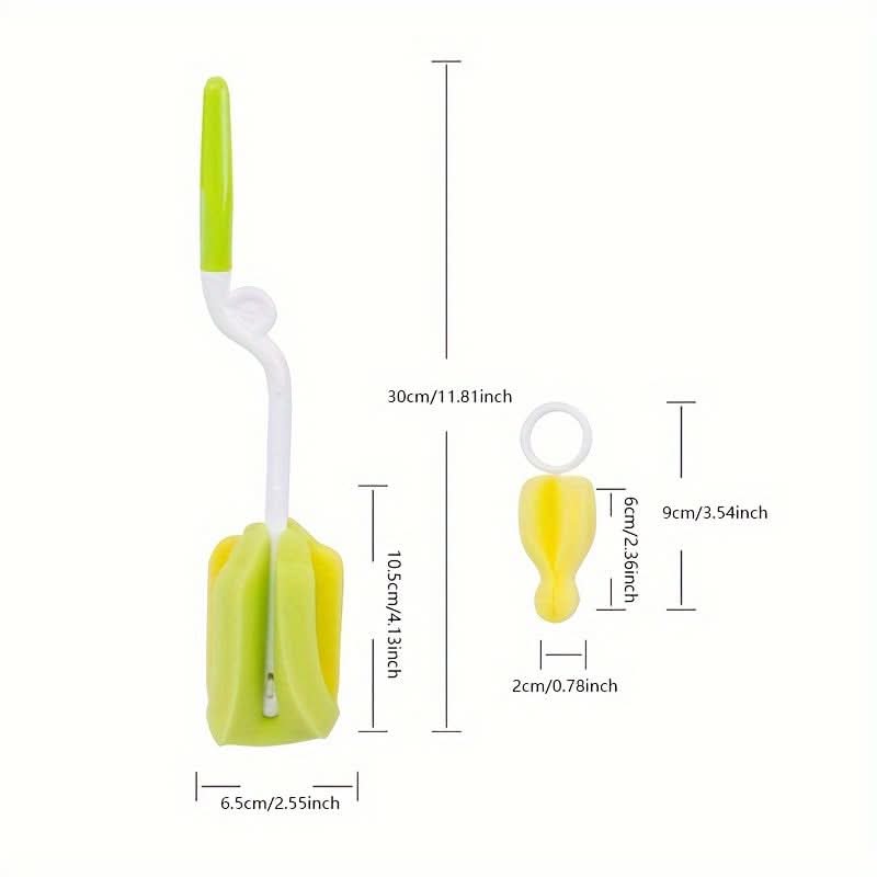 360° Rotating Baby Bottle & Pacifier Brush