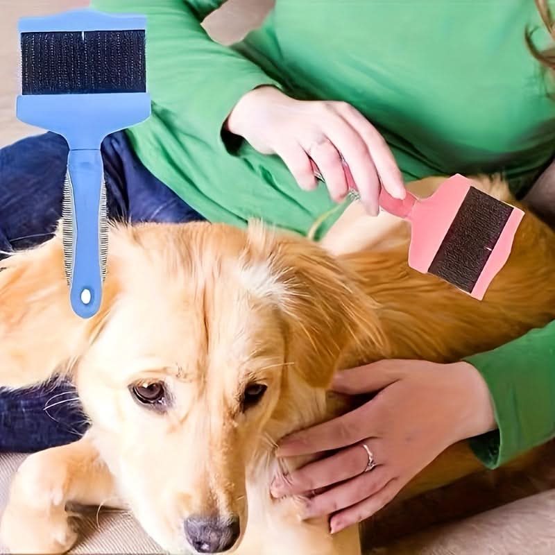 Double-Sided Dog Grooming Brush
