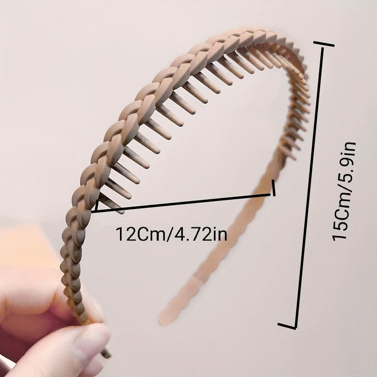 Solid Color Non-Slip Braided Head Band – Trendy Hair Hoop