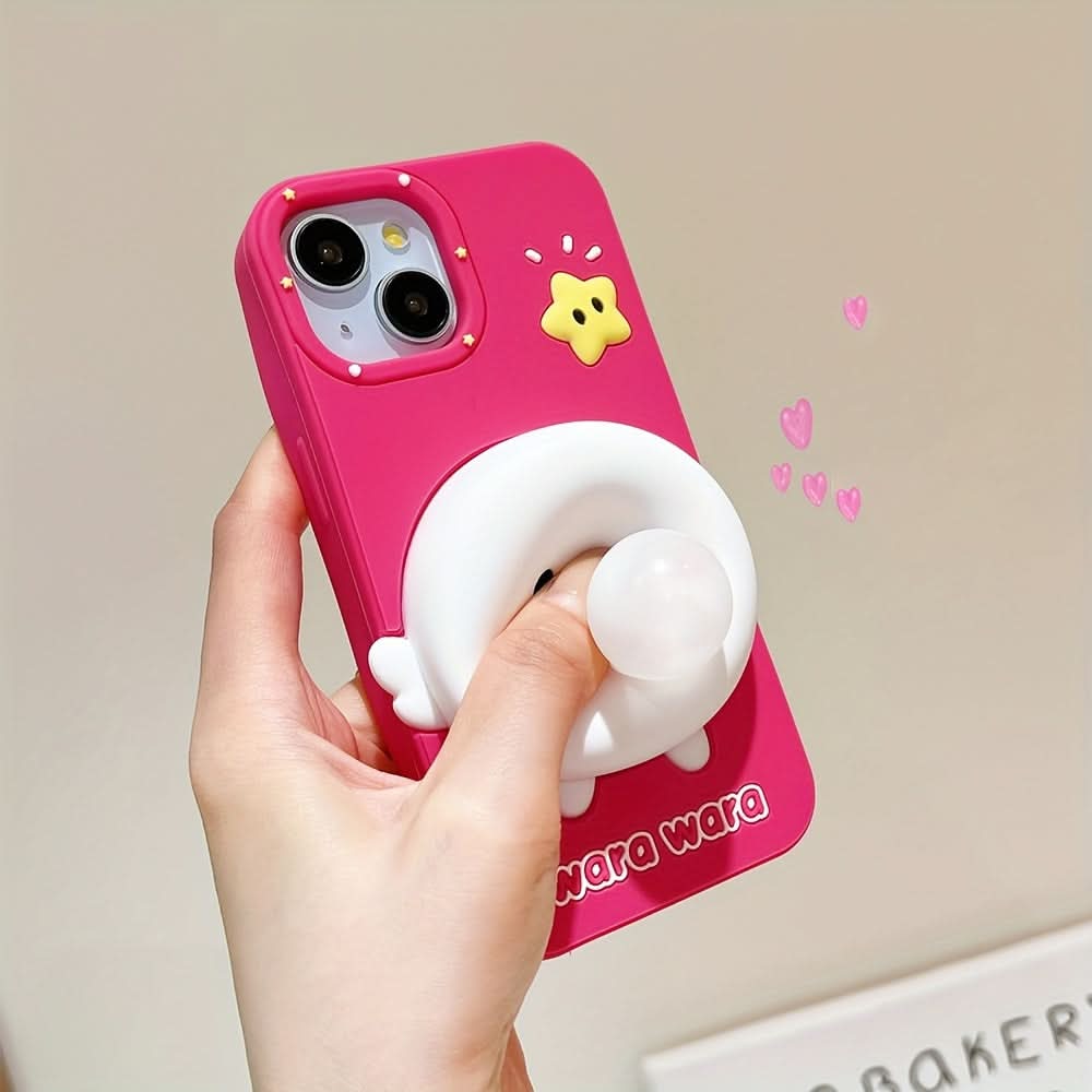 3D Bubble Bird Fun iPhone Case