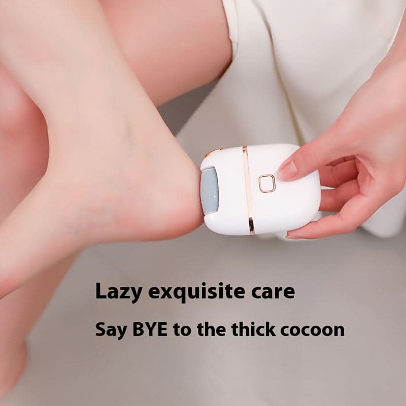 Rechargeable Electric Foot Grinder - 3 Replaceable Grinding Heads