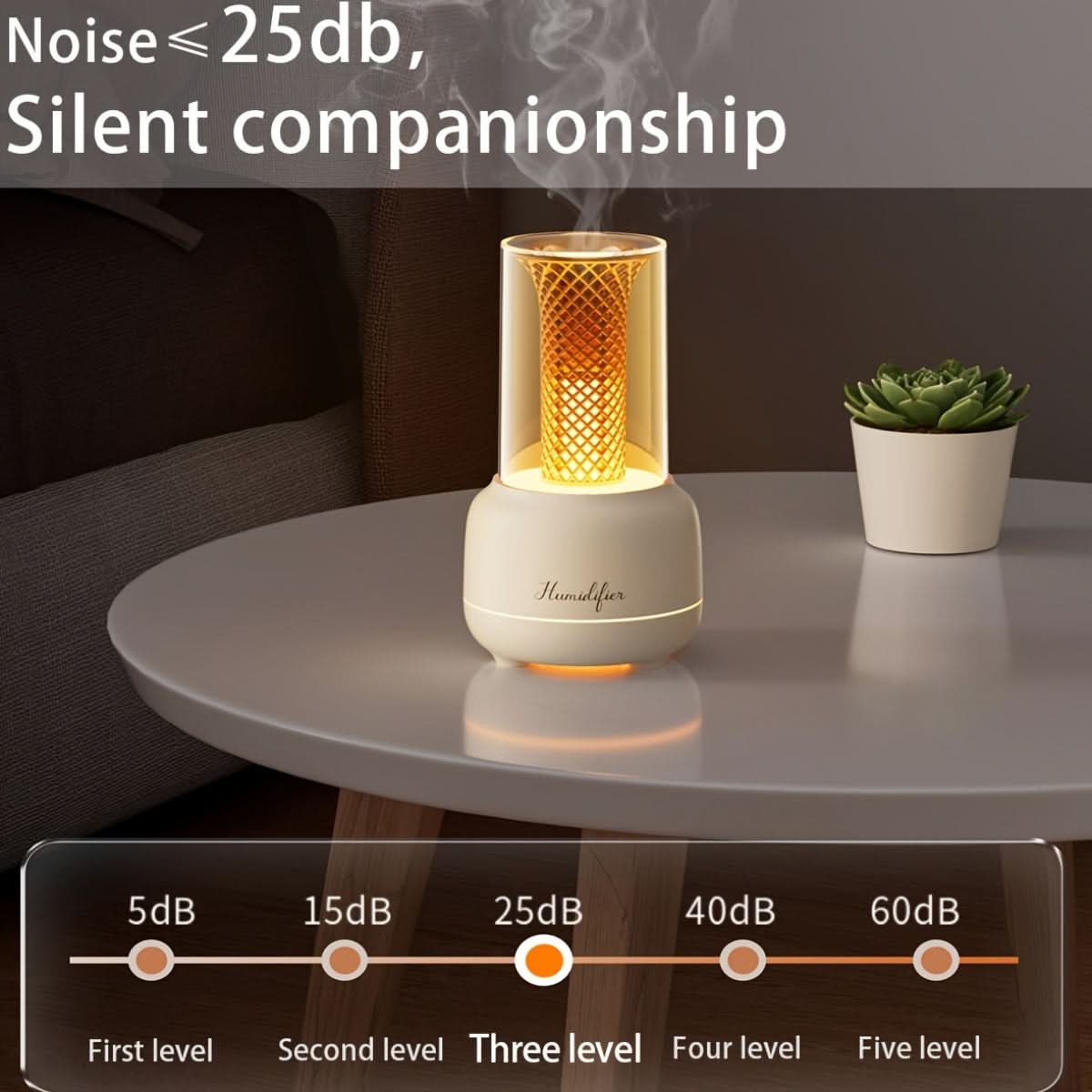Ultrasonic Humidifier with LED Night Light