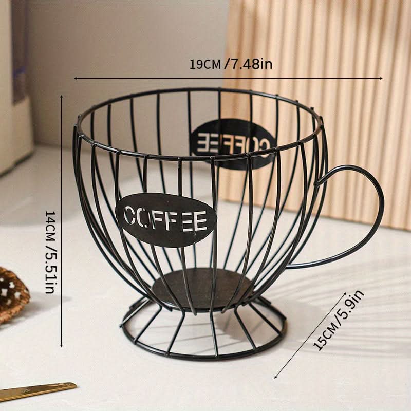 Nordic Style Coffee Table Storage Rack – Light Luxury Snack & Candy Holder