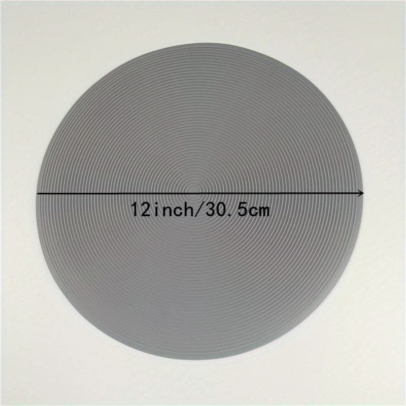 1pc Thickened Microwave Silicone Heat Insulation Pad - 10/12 Inch