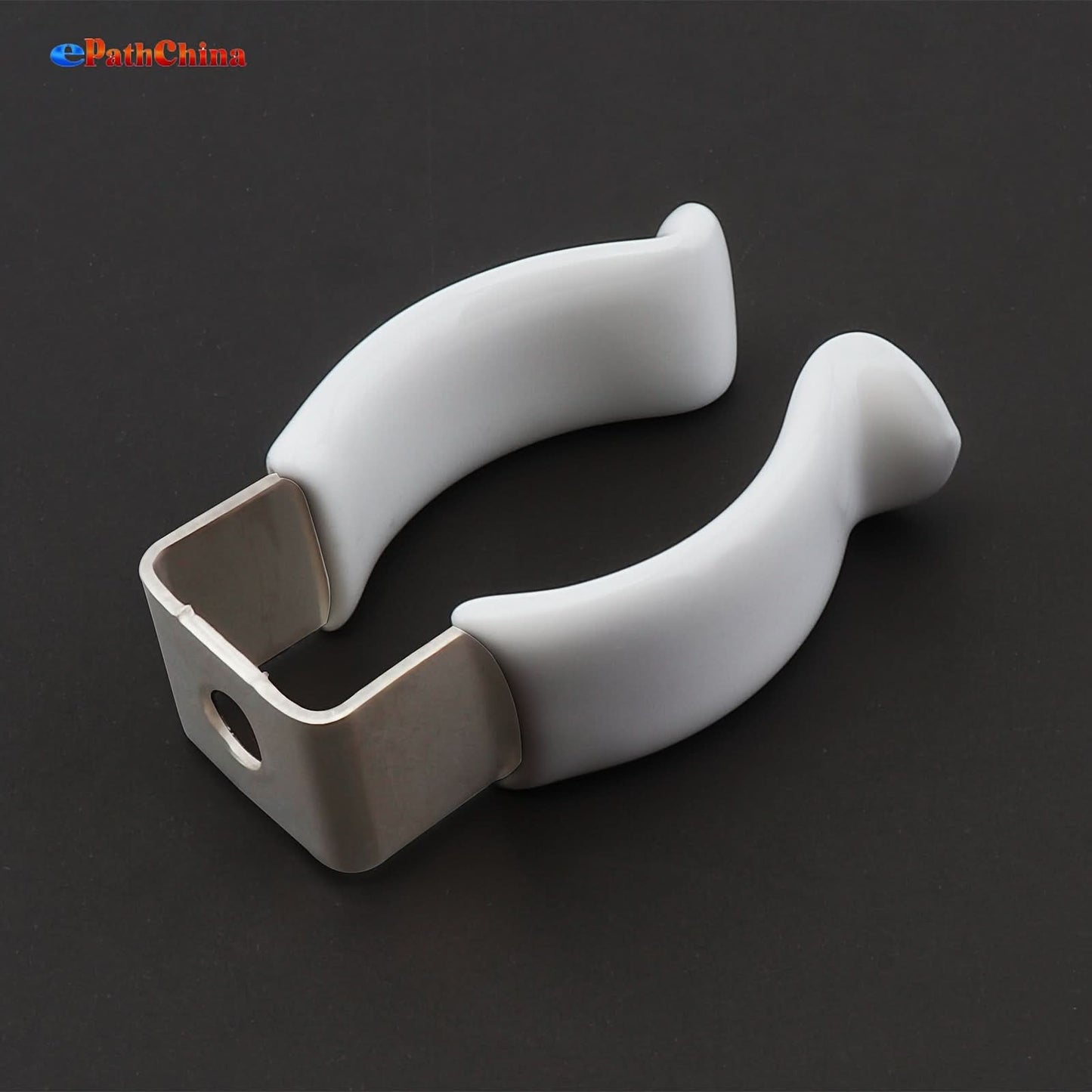 10-Pack T8 Stainless Steel U-Clip Brackets for Fluorescent LED Bulb Installation