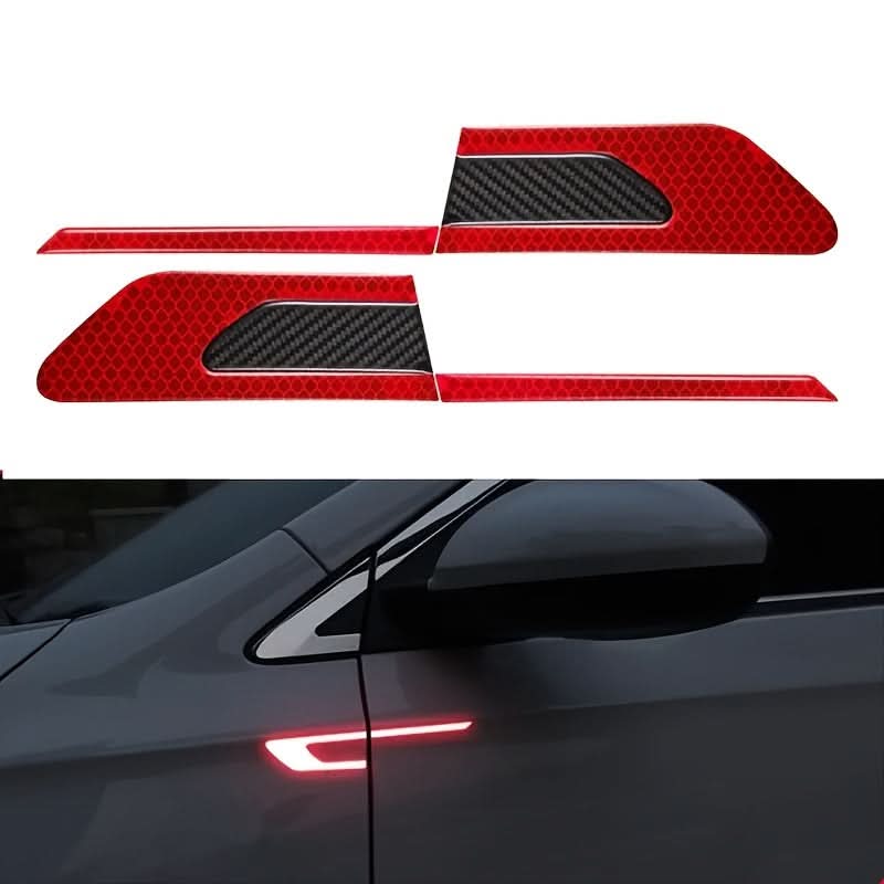 Reflective Resin Car Door Protector Strips – Anti-Collision Safety Decals