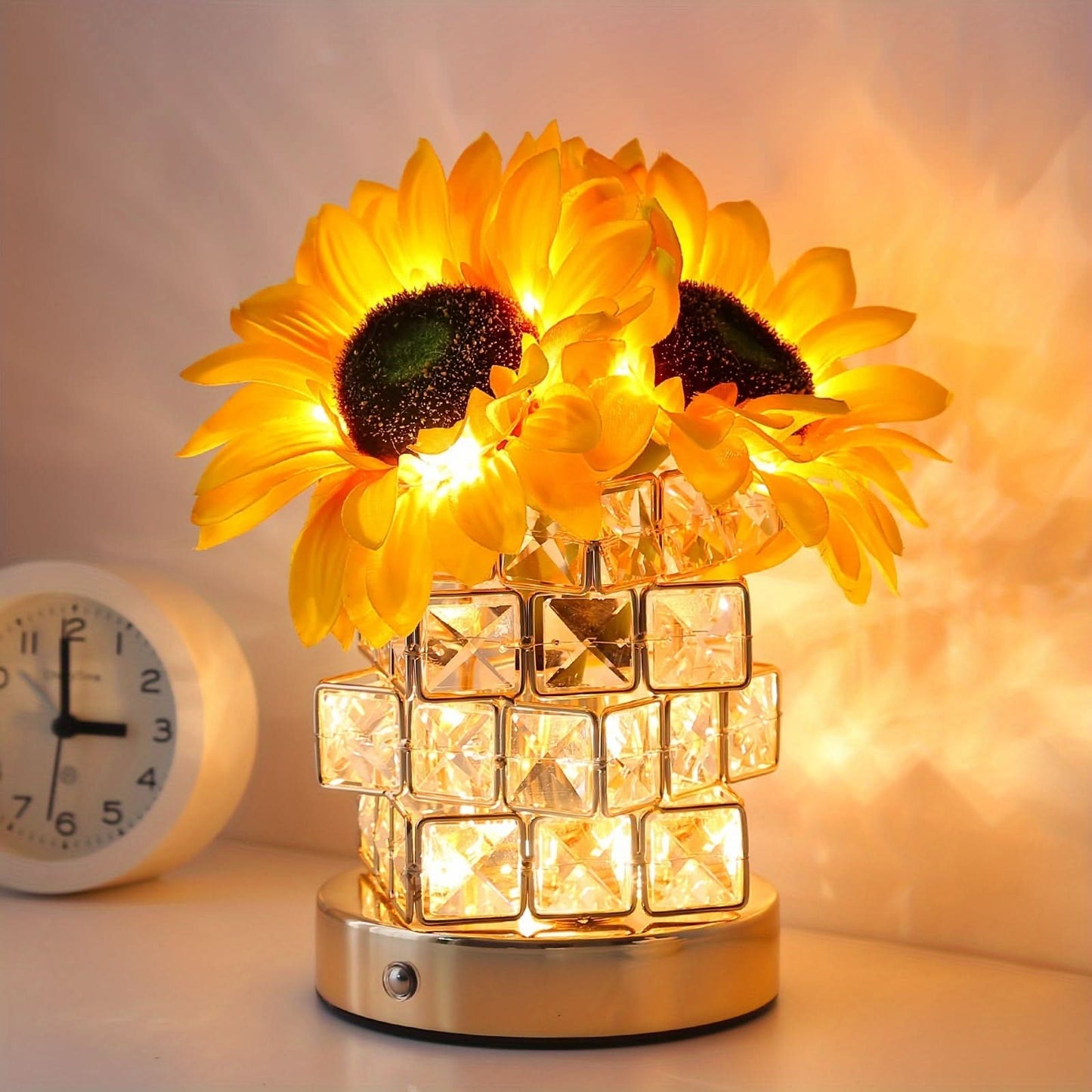 Vibrant Sunflower Touch Lamp