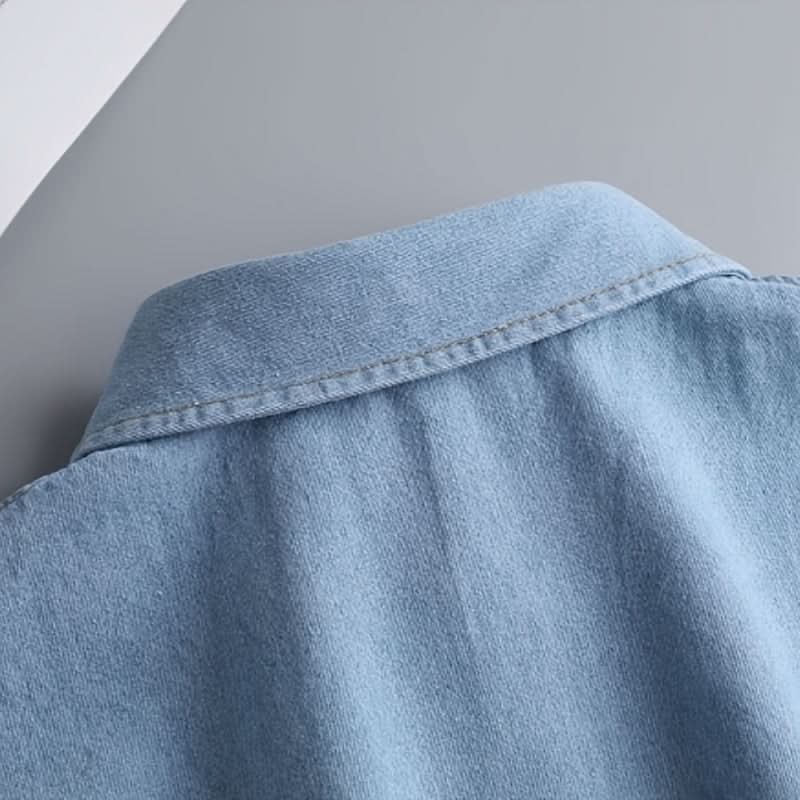 Chic Detachable Denim Faux Collar Accessory