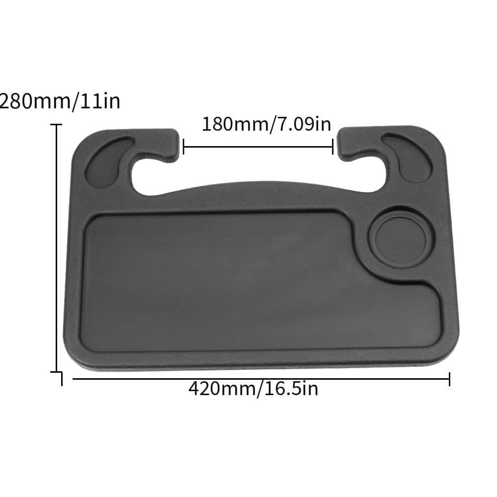 Multifunctional Car Steering Wheel Tray – Portable Desk for Travel & Work