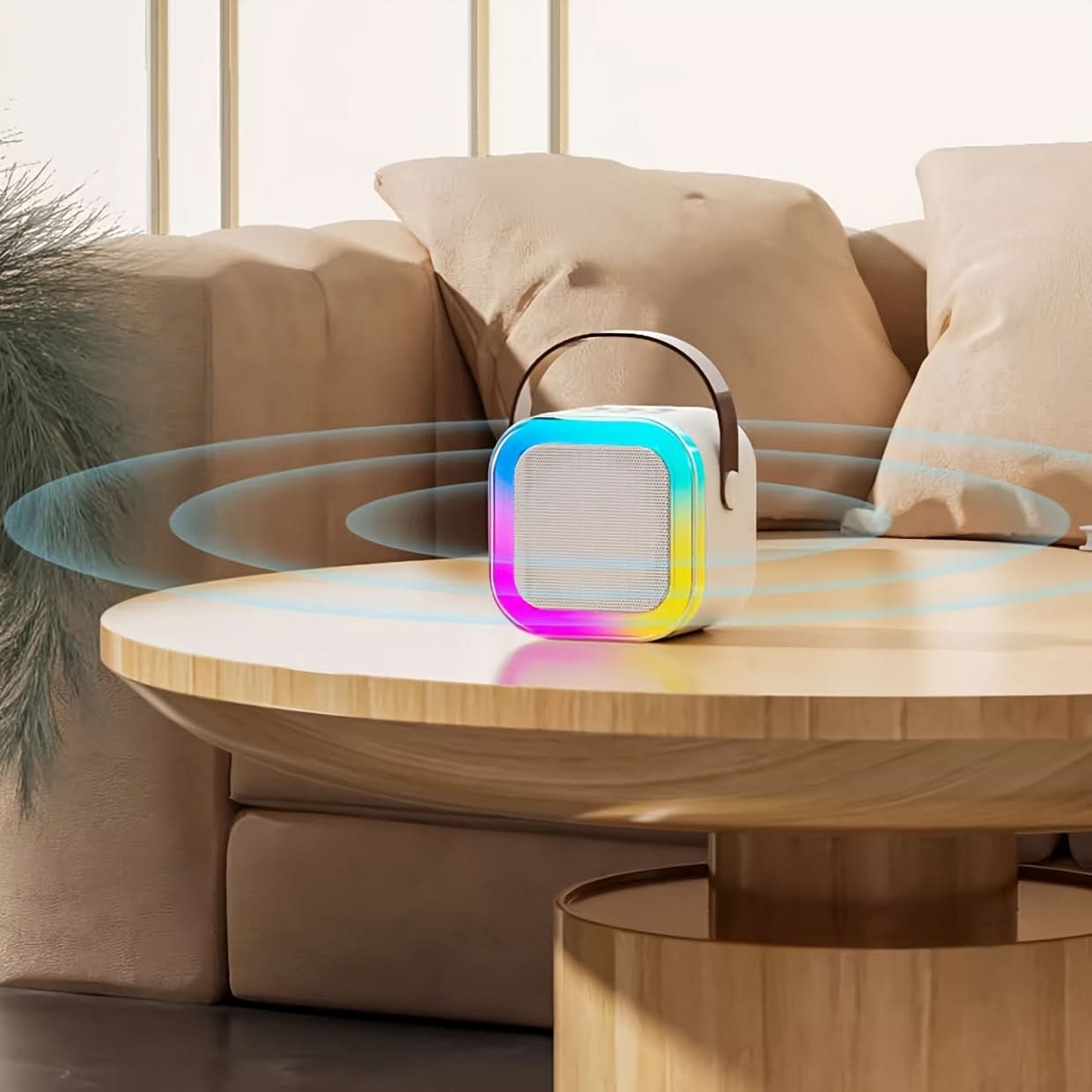 Wireless Karaoke Speaker with Built-In Mic