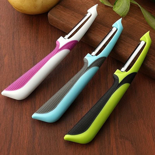 1pc Multi-Functional Stainless Steel Fruit & Vegetable Peeler