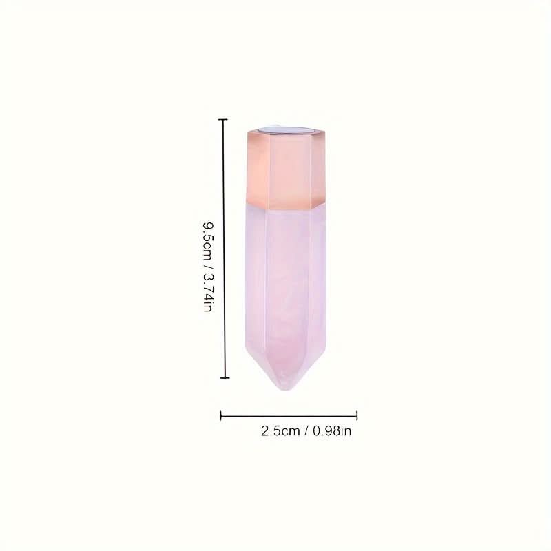 10ml Pink Crystal Roll-On Bottle with Powder Bead